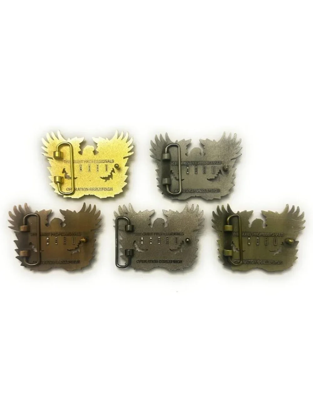 Eagle Rising Traditional Belt Buckle - Military Style, Durable, Unique Design
